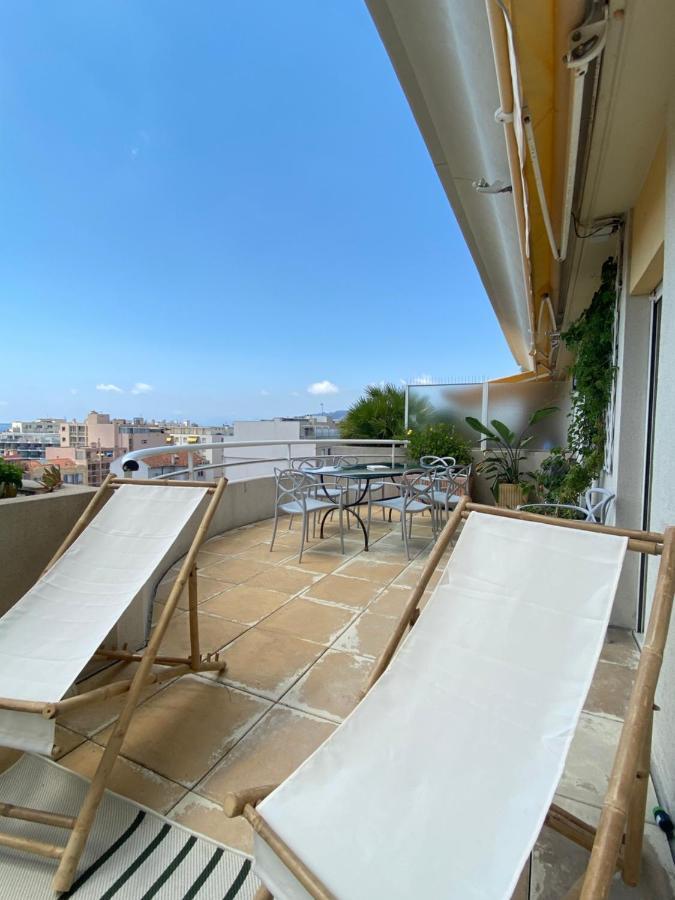 T3 Climatise Villa Juana Avec Parking Et Proche Plage Antibes Exterior foto
